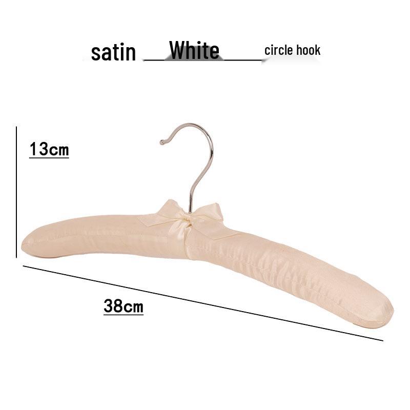 Fabric-Covered Hangers for Hotel: Linen, Silk, Sponge for Cheongsam, Pajamas, and Underwear