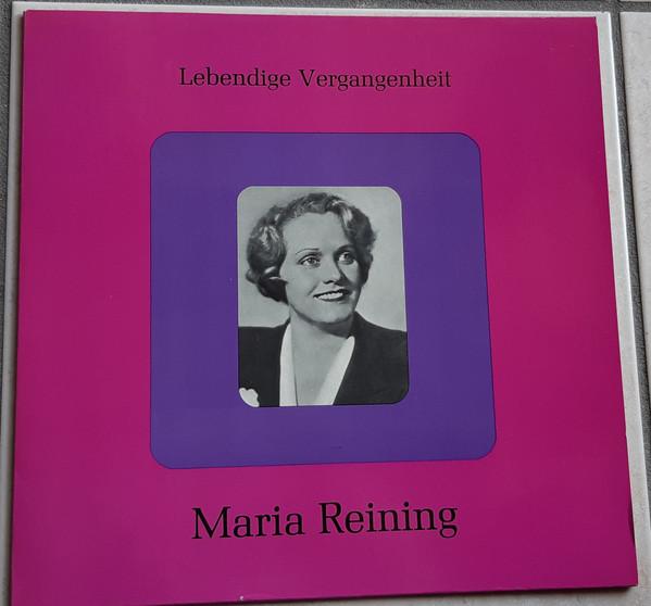 

LP Record MARIA REINING Maria Reining LV1315 Lebendige Verga Austria Classical Used