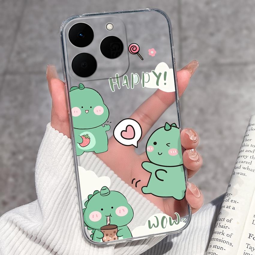 Pouzdro na telefon se vzorem čínského draka pro Realme 15T 14T 14X 15 13 12 11 10 C71 C61 P1 Měkké kryty Průhledné silikonové nárazuvzdorné pouzdro pro Realme Casing