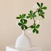 Lifelike Artificial Flower Arrangement with Greenery Potted for Indoor Décor