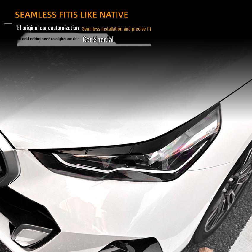 BMW 5 Series i5 G60/G61 2024+ Headlight Eyebrows Stickers - Exterior Trim Modification.