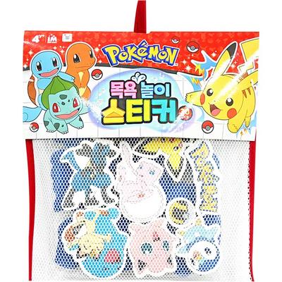 Pokemon Bath Play Sticker 20p Korean Childrens Toys