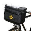 Cycle Insulated Bike Cooler Bag Water Resistant Bike Handlebar Bag Bike Basket Front Bag Pannier with Bike Phone Mount