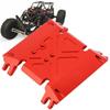 Center Gear Box Mount Skid Plate Accessory Fit for AXIAL WRAITH 90018 90048 1 10 RC CarRed