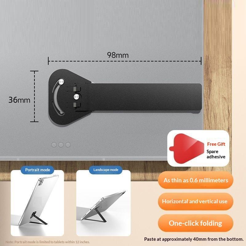 New Ultra-Thin Phone Kickstand Universal 360 Degree Rotatable Cellphone Holder Stands Foldable Desktop Phone Bracket