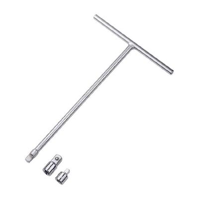 Multifunctional 3/8in T Handle Wrench Reliable T Handle Wrench with Adaptors Narrow Space Access for Various Socket