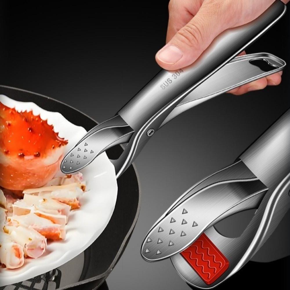 Stainless Steel Anti Scalding Clip Non-slip Dish Holder Retriever Tongs Pot Gripper Clip Home