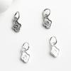 Silver S925 Ruyi Cloud Pendant & Braided Rope Bracelet Jewelry Kit
