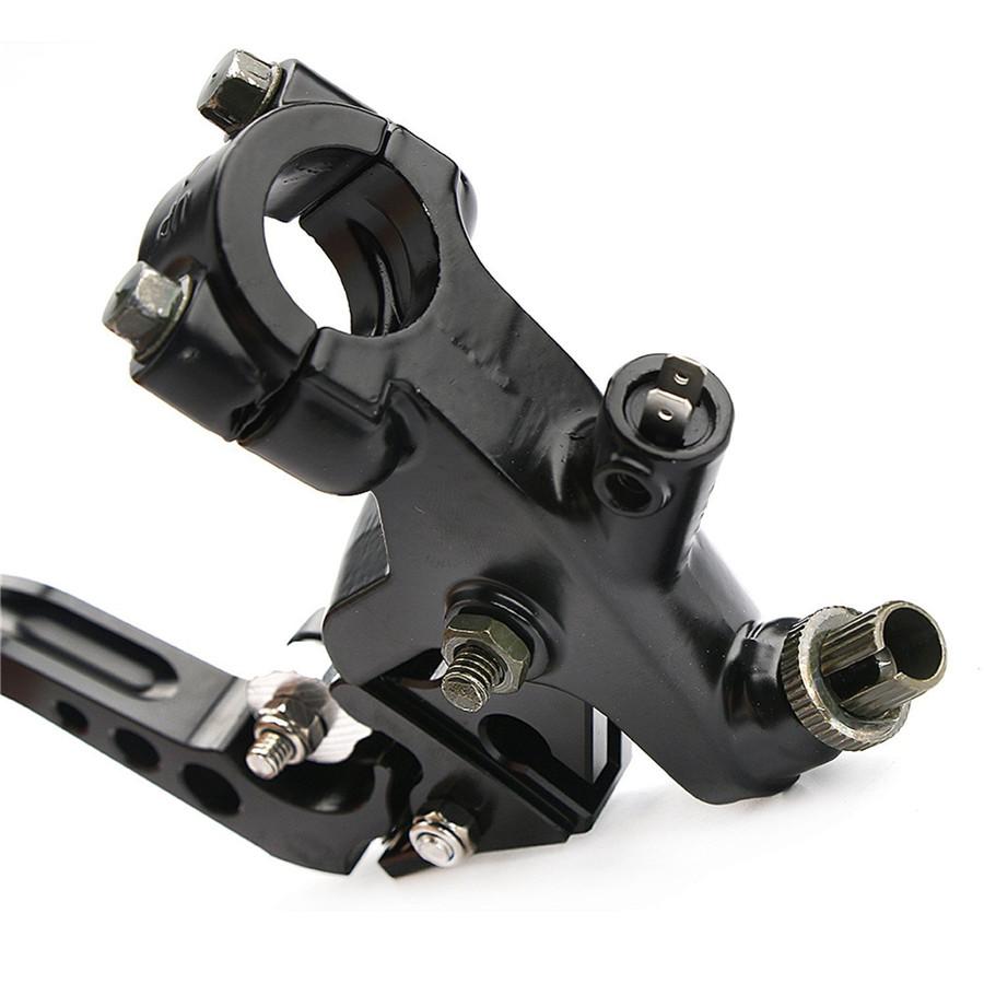 Motorcycle 7/8"CNC Brake Clutch Master Cylinder Lever Set Reservoir Universal
