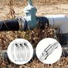 Hose Clamp, DIY 200 cm with 5 Fasteners of Perforated Metal Strap of Perforated Metal Strap, 304 Stainless Steel Hose Featuring Worm Gear Clamp