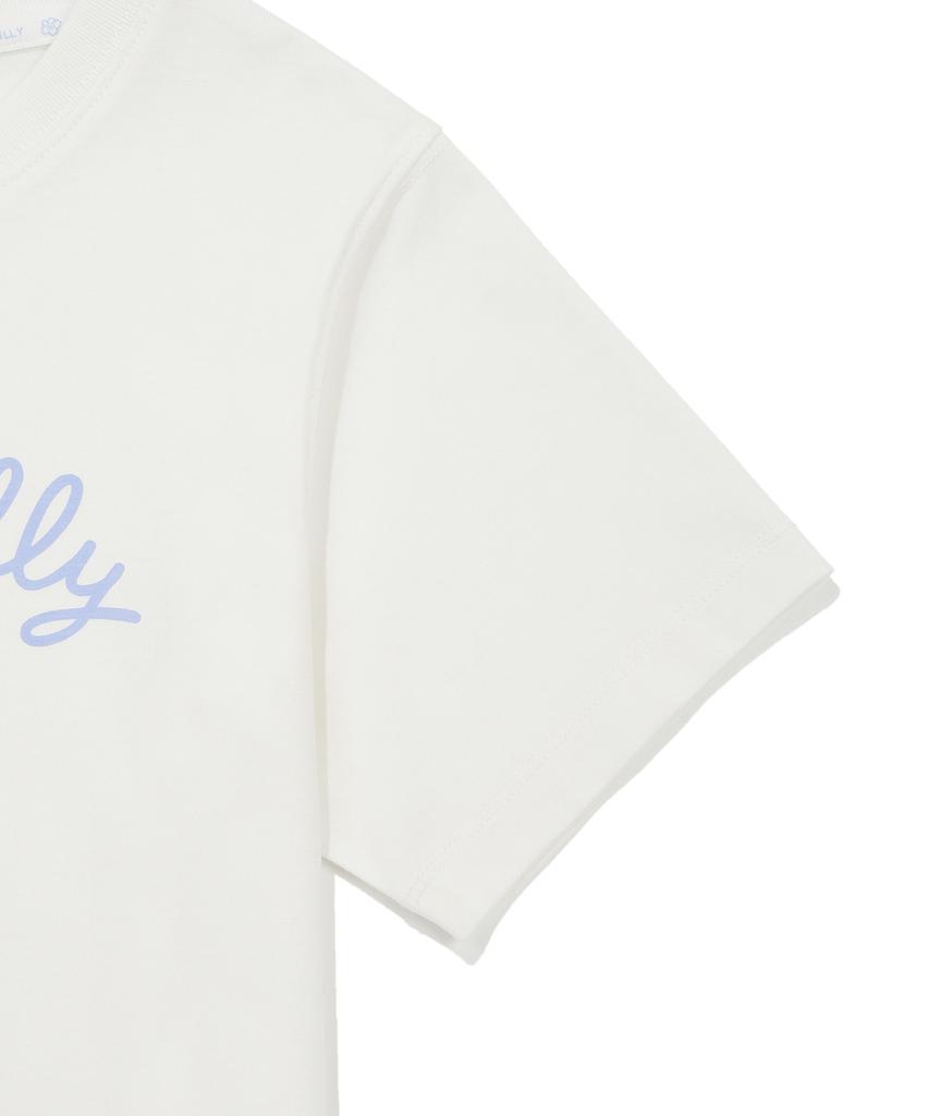 WACKY WILLY [26Ss] Women'S Big Lily Graphic Short Sleeve T-Shirt White