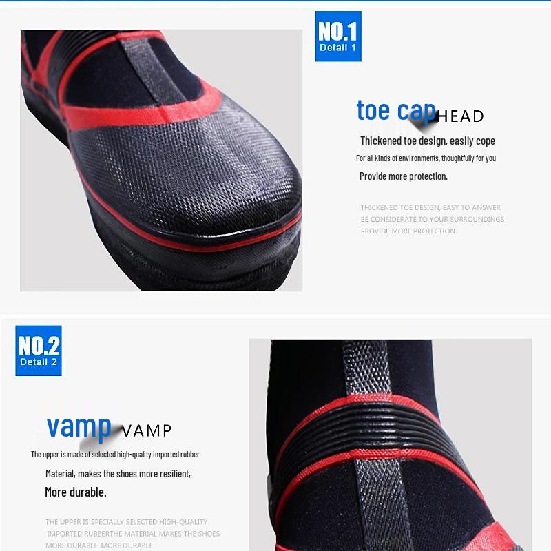 Scarpe Kaisiji Antiscivolo con Suola in Feltro e Borchie per Wading e Pesca