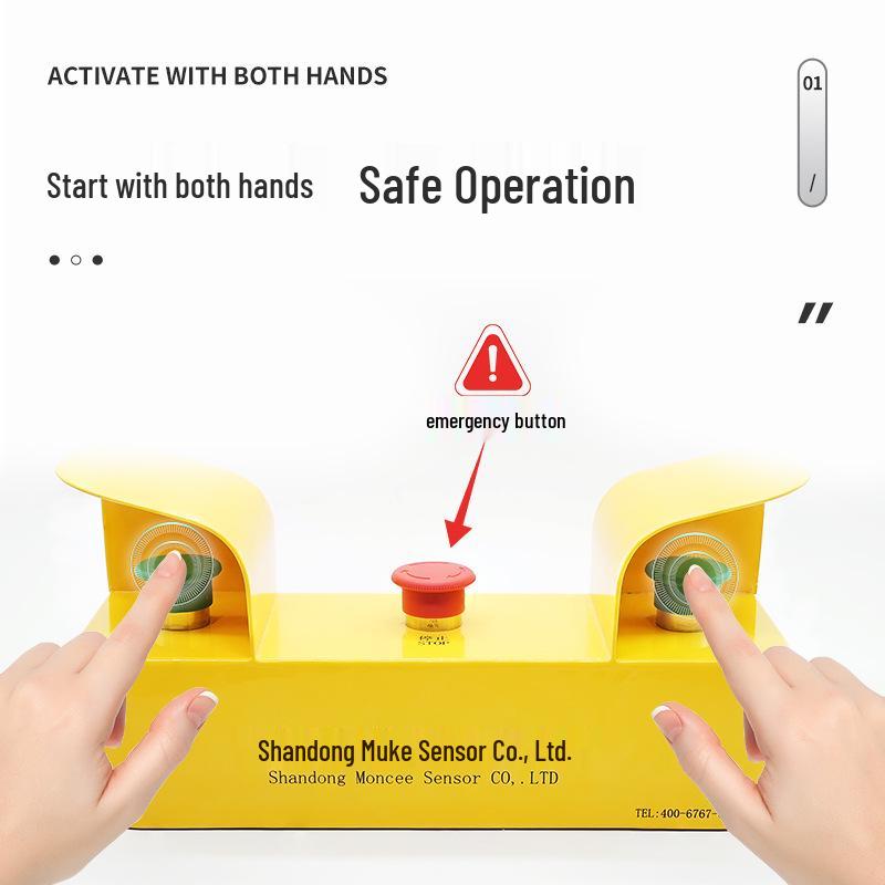 

Dual-Hand Punch Press Safety Control Box with Manual Reset