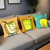 Cartoon HAPPY FATHER HAPPY SONs Pillow Case Home Decor Throw For Sofa Bed Car Room Decor Gift Idea