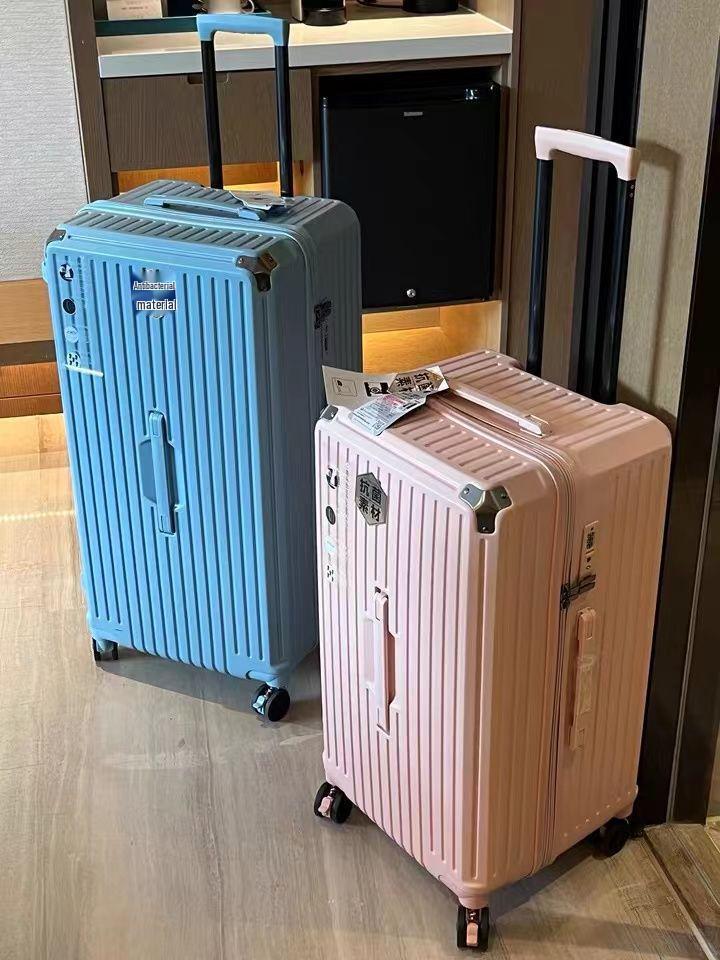 2025 Large 80-Inch Durable Trolley Case with 24-Inch Capacity, Unisex Design, Password Lock Suitcase