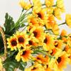 Artificial Sunflowers Sunflower Fakeflowers Set Of 24 Pieces Kitchen Bouquet Sunflower Centerpieces For Wedding Fall Autumn