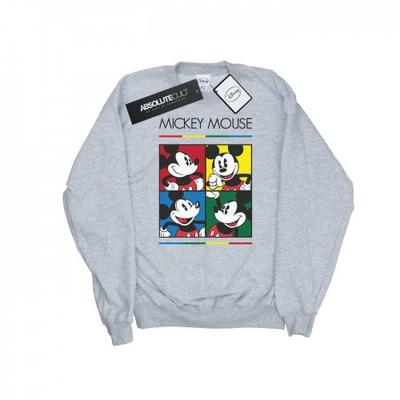 Τετράγωνο Χρωματιστό Φούτερ Mickey Mouse για Γυναίκες/Κυρίες
