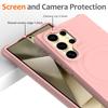 For Samsung Galaxy S24 Ultra Magnetic Case Ripple Texture Anti-drop Liquid Silicone Phone Cover