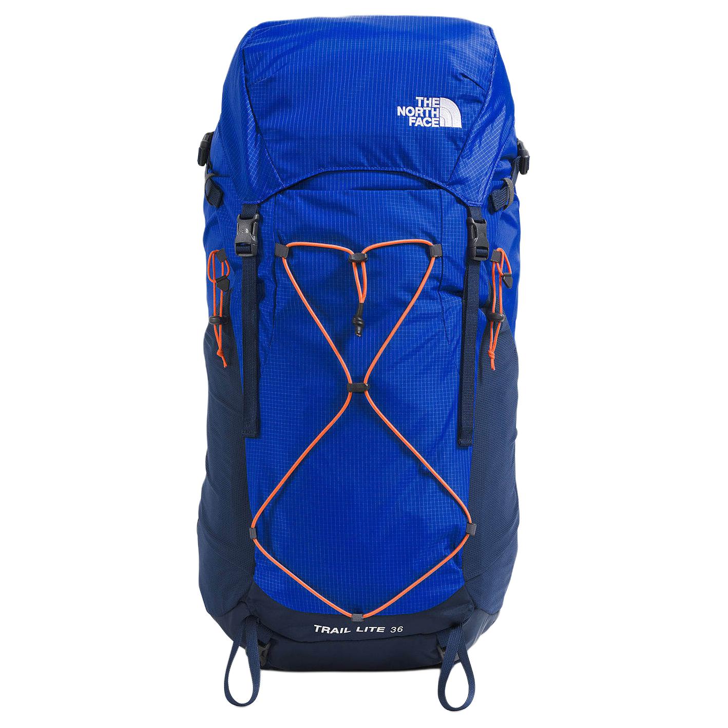 The North Face Trail Lite 36L Large Capacity Backpack Outdoor Unisex Backpack Navy-Blue NF0A87C5ZGI L/XL