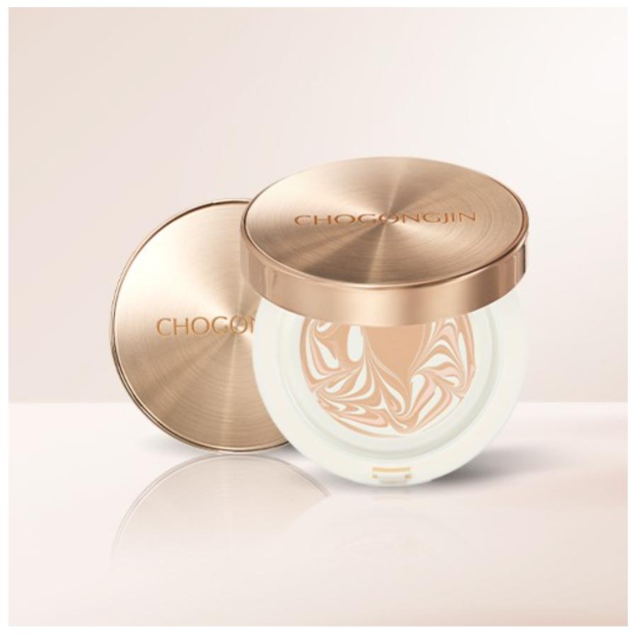 MISSHA Cho Gong Jin Esence Pakt 21C Vanilka / 23C Písek SPF50+ PA+++ Rozjasňující Bylinný Polštářkový Make-up