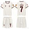2026 Spanien Team Uniform Yamal Fußball Uniform T-Shirt und Shorts Kurze Hosen Herren Freizeit Hosen Sporthosen Familie Kinder T-Shirts Set