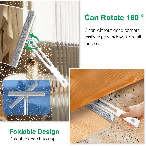 All Purpose Shower Squeegee, 10 Inches Shower Squeegee,Cleaning Tools for Shower Doors,Bathroom,Kitchen, Window and Car Glass