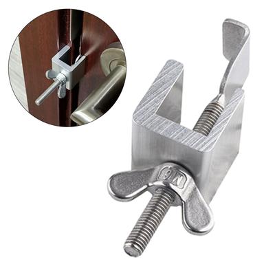 Portable Door Lock Security Travel Lock Stainless Steel Portable Door Lock Safety Door Locks Suitable for Hotels Homes