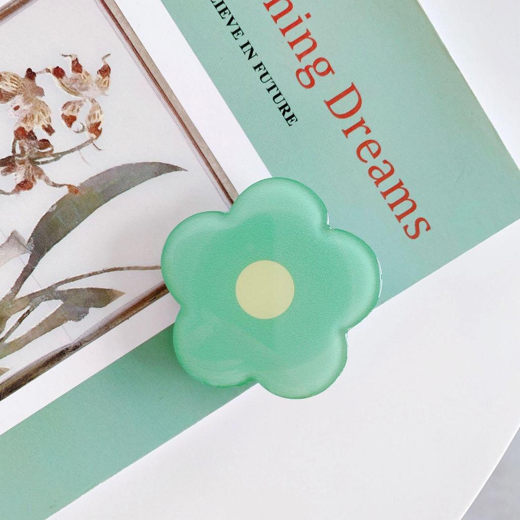 Korean Style Floral Resin Airbag Phone Holder