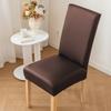 PU Leather Chair Cushion Cover Elastic Stretch Seat Covers New Elastic Chair Cover  Living Room