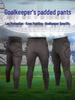Herren Langarm-Torwart-Uniformset mit schmal zulaufender Hose und Shorts