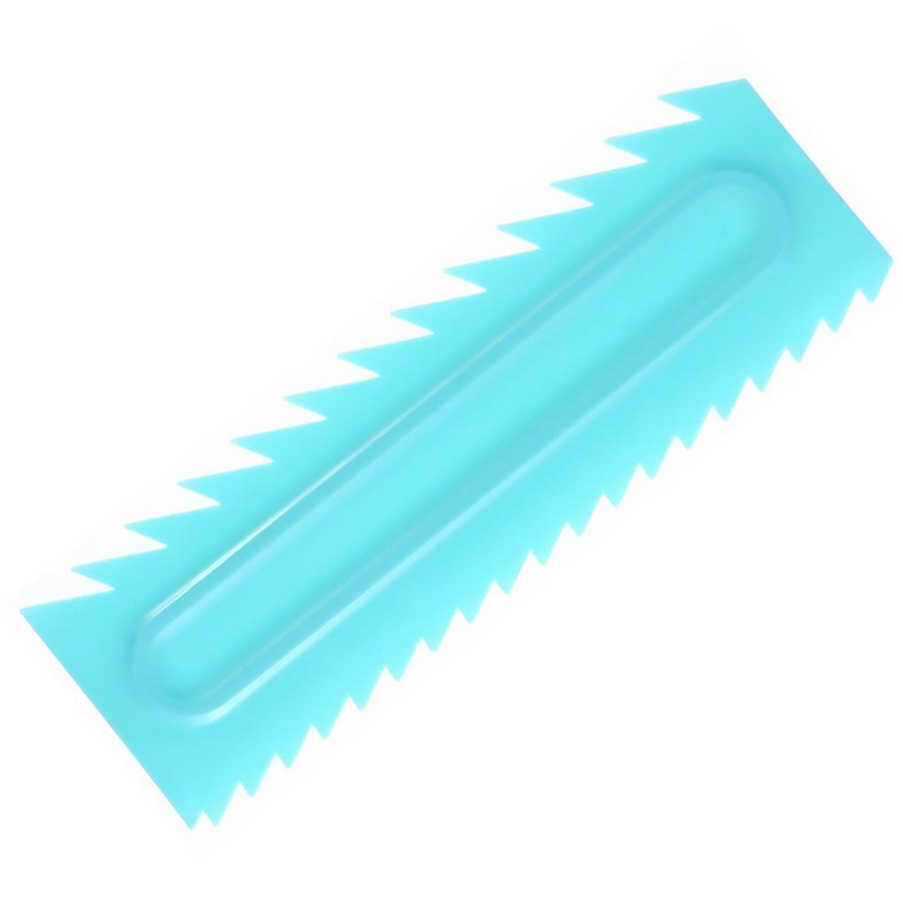 Cake Edge Smoother Comb Cake Decorating Edge Cream Scraper PP Plastic Spatula Baking Tool