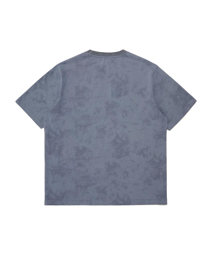 Nontai Pigment Dyed Vintage Band Graphic Tee (Blue)