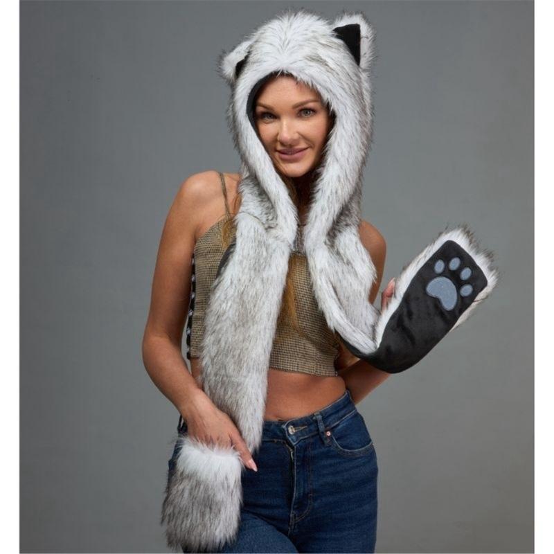 Soft Plush Fleece Hat For Role Play Costume Accessories Warm Winter Cosplay Party Indoor Outdoor Use