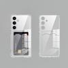 Card Slot Shockproof TPU Phone Case For Samsung Galaxy S25 S24 S23 S22 Ultra S21 Plus S20 FE S25 Edge Clear Case