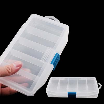 5 fächer Angelgerät Box Lagerung Fall Fliegen Angeln Köder Löffel Haken Köder Tackle Fall Box Angeln Zubehör Werkzeuge
