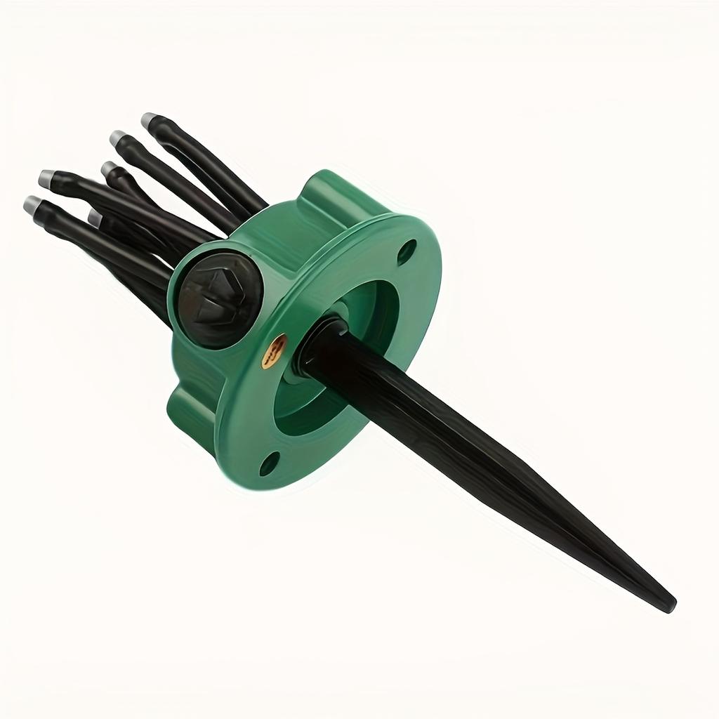 1Pc 12 Nozzles 360-Degree Automatic Garden Sprinkler For Lawn Watering Rotating Nozzle Rotating Sprinkler System