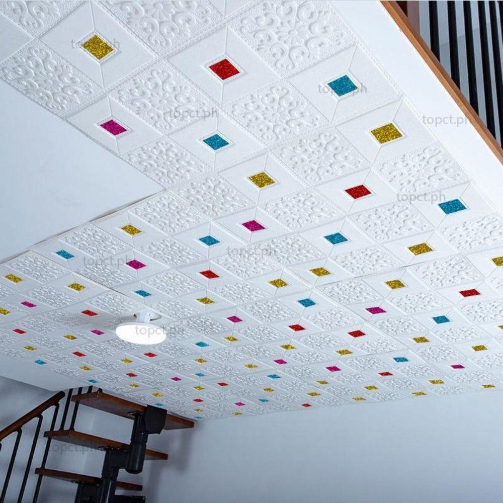 Self-adhesive Roof Cover Ugly Wallpaper 3d Ceiling Ceiling Decorative Sticker