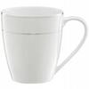 Ambition Aura Silver White Porcelain Mug 330 Ml