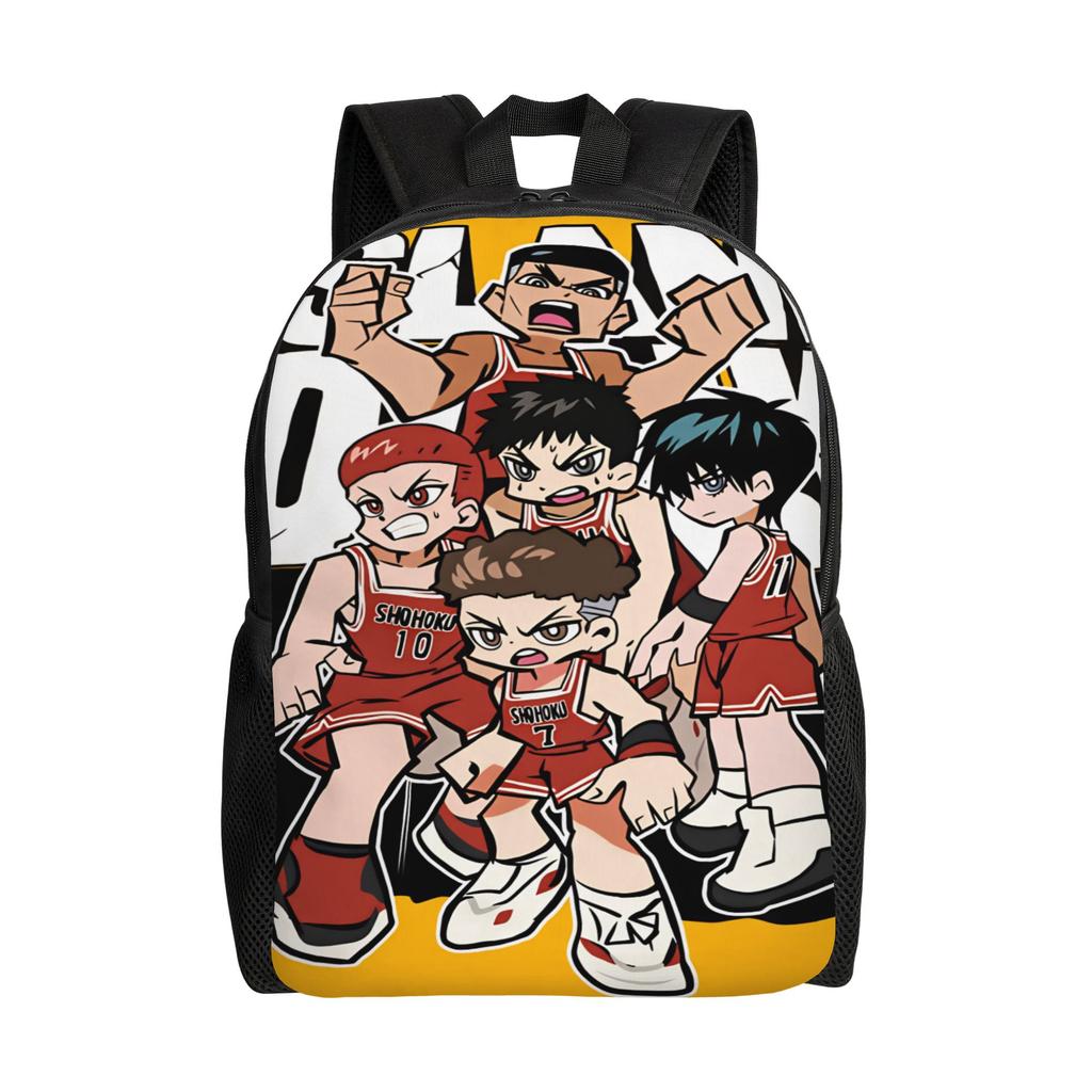 Slam Dunks Backpack  Outdoor Backpacks Student Kawaii School Bags Designer Breathable Rucksack