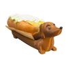 Sausage Dog Tray. Fun Hot Dog Sushi Tray. Candy Plate. Sausage Dog Meal Plate. Cute Shape Sandwich Dog Meal Plate For Home Decoration
