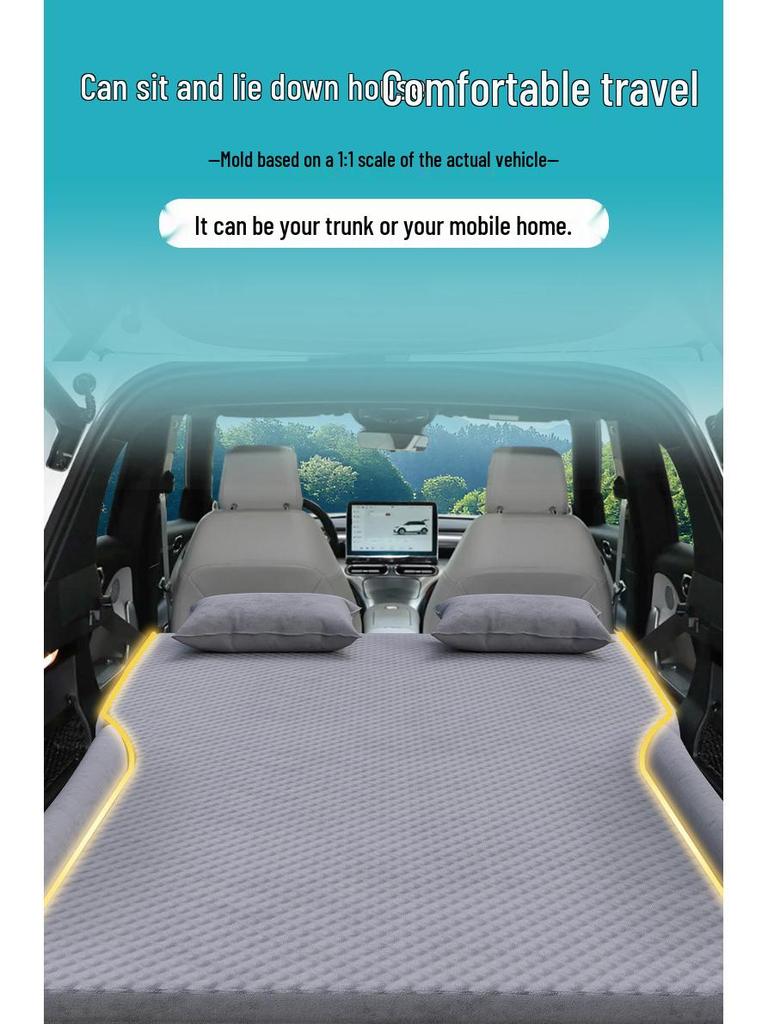 "Smart Elf #1 Car Mattress: Trunk, Rear Seat Inflatable Sleeping Mat, Air Mattress for Smart One Car"