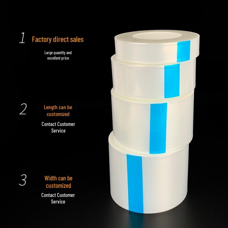 Textured PE Protective Film for Electroplating, Injection Molding, ABS, Acrylic, PC, LCD Screens, and Glass.