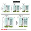 2pcs 2D Flat Printing Curtain Jesus Light of World Lighthouse Fabric Without Electricity Party Decorations Use for Outdoor