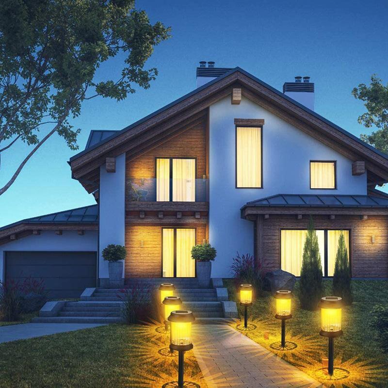 1Pcs Solar Garden Lawn Lights LED Street Lamps Outdoor Waterproof Solar Stake Lights for Pathway Yard Path Landscape Decor