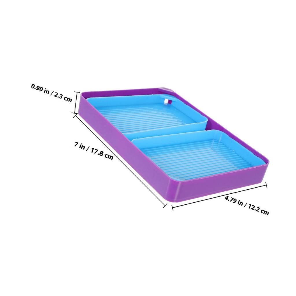 1Set Funnel Kit Rhinestone Sorting Tray Bead Storage Container for DIY Diamond Art Accessories