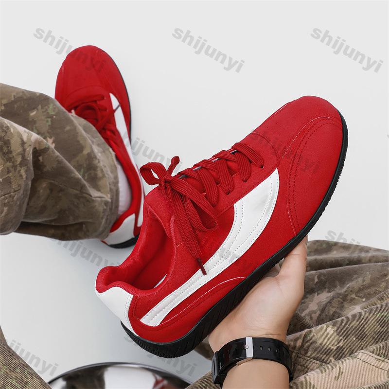 Fashion Men Low Help Shoes Spring Autumn Mesh Breathable Outdoor Non Slip Sneakers Lightweight Comfortable Fashion Lace Up Casual Shoes