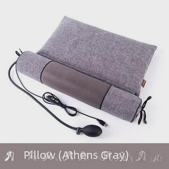 Cervical Pillow for Vertebra Support: Buckwheat & Cassia Seed Sleep Aid, Curvature Corrector Round Pillow
