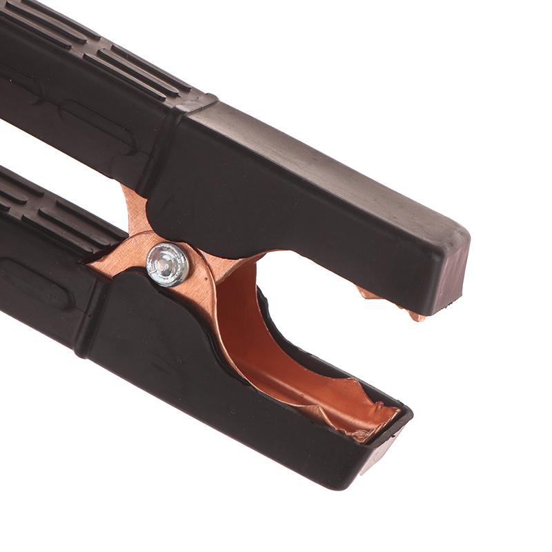 1 Pair Plastic Handle Test Alligator Clip For Electric Project 100-300A Electrical Crocodile Alligator Battery Insulated Clip