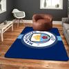 Manchester City Pattern Rug Floor Mat for Living Room or Bedroom Soft and Comfortable Carpet a Gift for Birthday and Holiday.