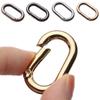 Camping Hiking Accessories Spring Oval Rings Handbags Clips Bag Belt Buckles Outdoor Carabiner